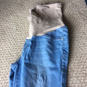 Maternity jeans and leather size 28 and 29